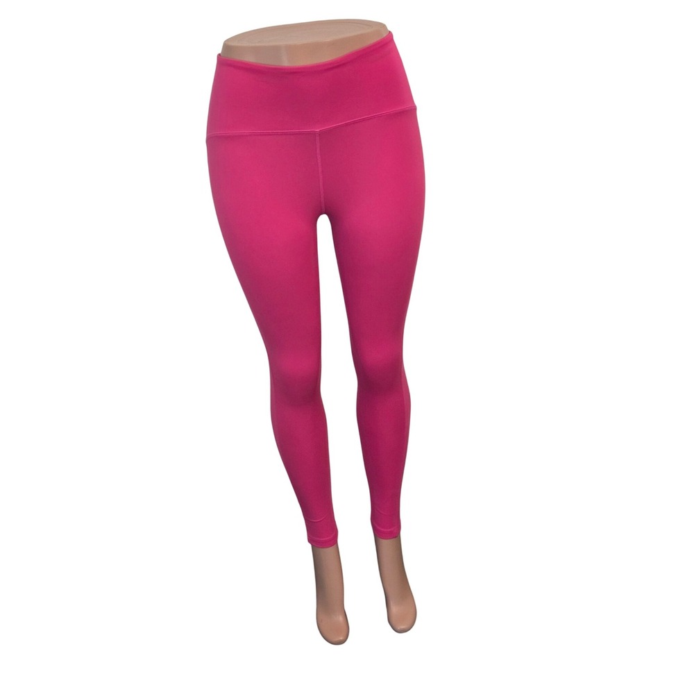 Beyond Yoga Strive Midi Leggings Small Hot Pink High Waisted Legging Athleisure